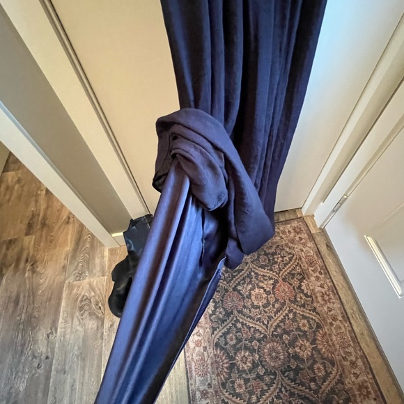 Nanette Lepore Navy Maxi Lined Dress Size 10 - Picture 6 of 6